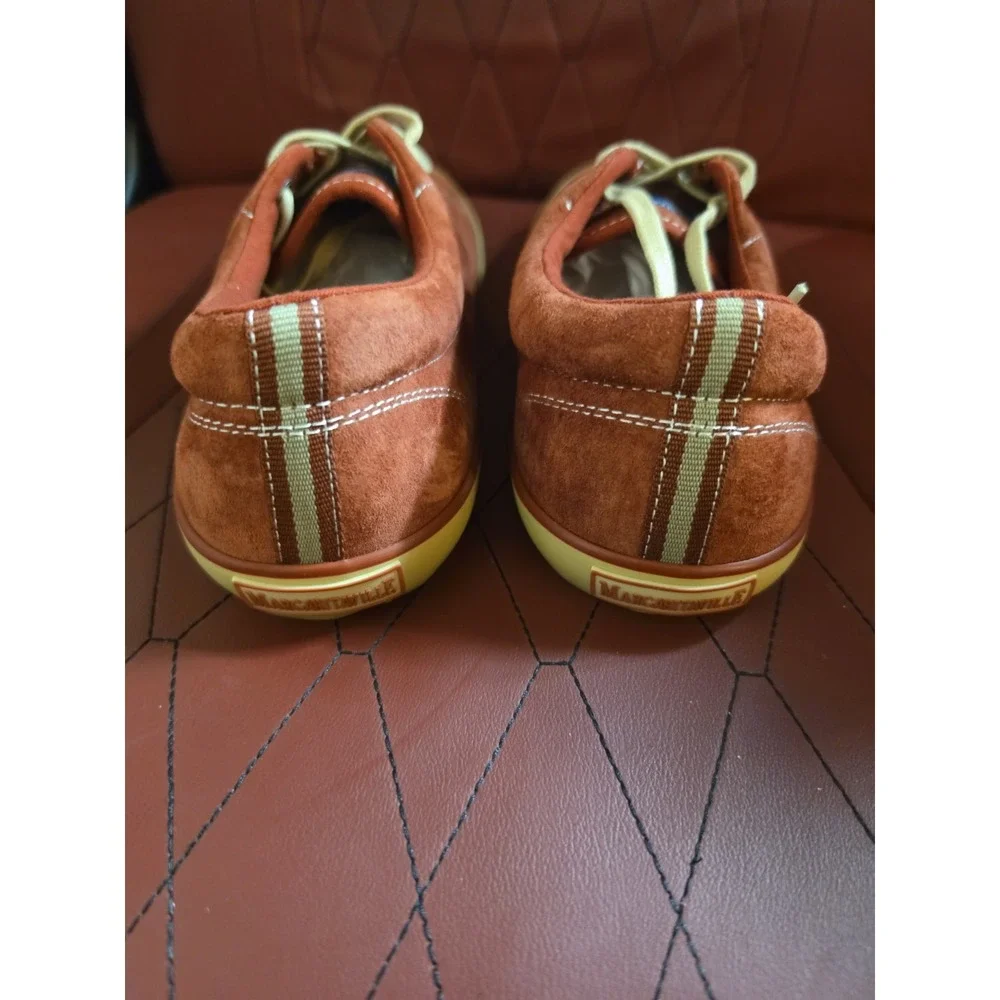 Margaritaville Red Lorient  Suede Sneakers Mens Size 10.5 New